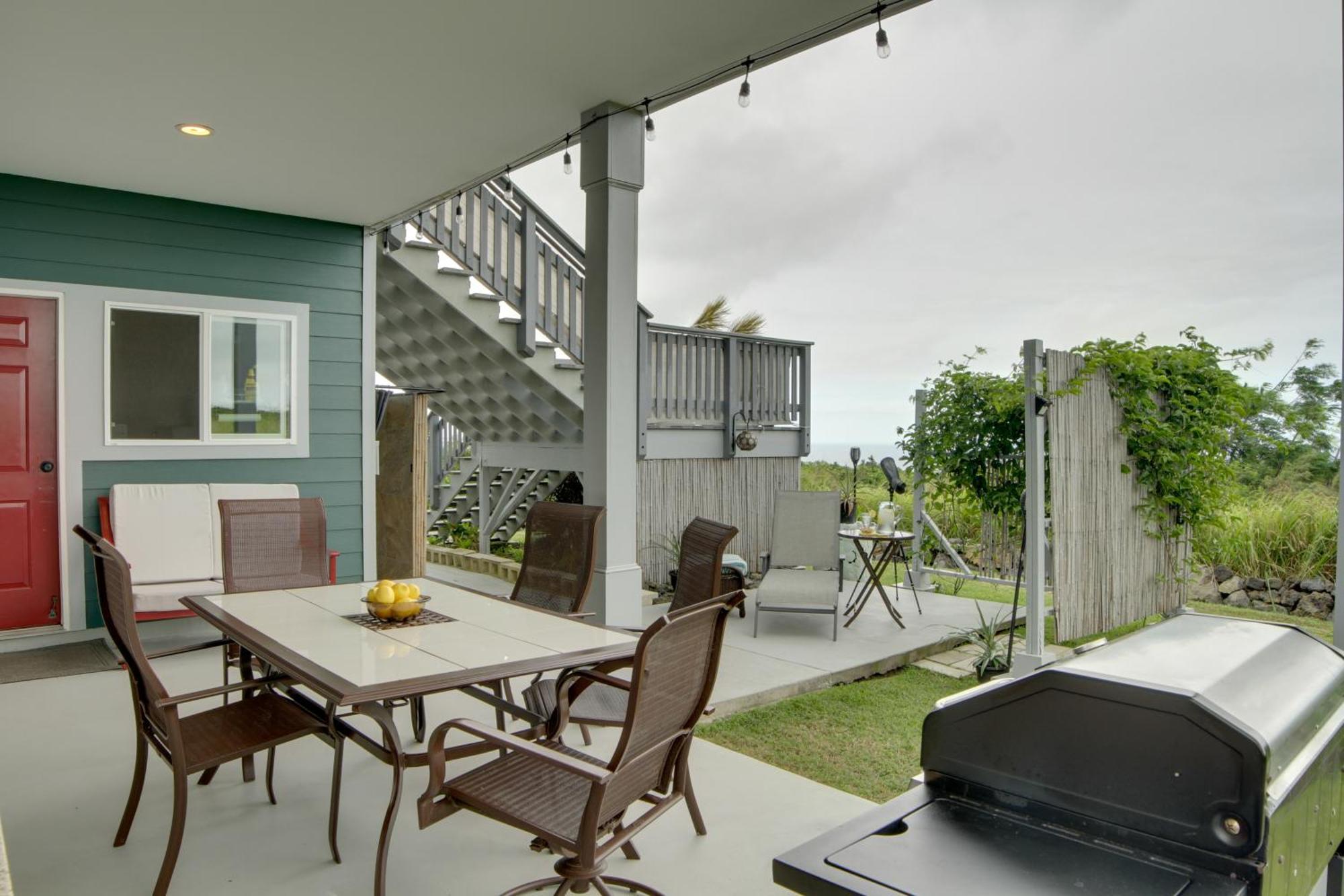 The Aloha Green House Retreat With Ocean Views! Naalehu Dış mekan fotoğraf